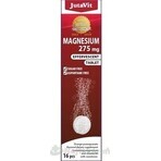 JutaVit Magnesium 275 mg + vitamine B6 bruistabletten met sinaasappel- en granaatappelsmaak 1x16 stuks