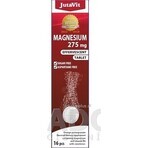 JutaVit Magnesium 275 mg + vitamine B6 bruistabletten met sinaasappel- en granaatappelsmaak 1x16 stuks