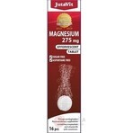 JutaVit Magnesium 275 mg + vitamine B6 bruistabletten met sinaasappel- en granaatappelsmaak 1x16 stuks