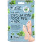 Beauty Formulas Exfoliating foot mask with peppermint 1×1 pc, foot mask