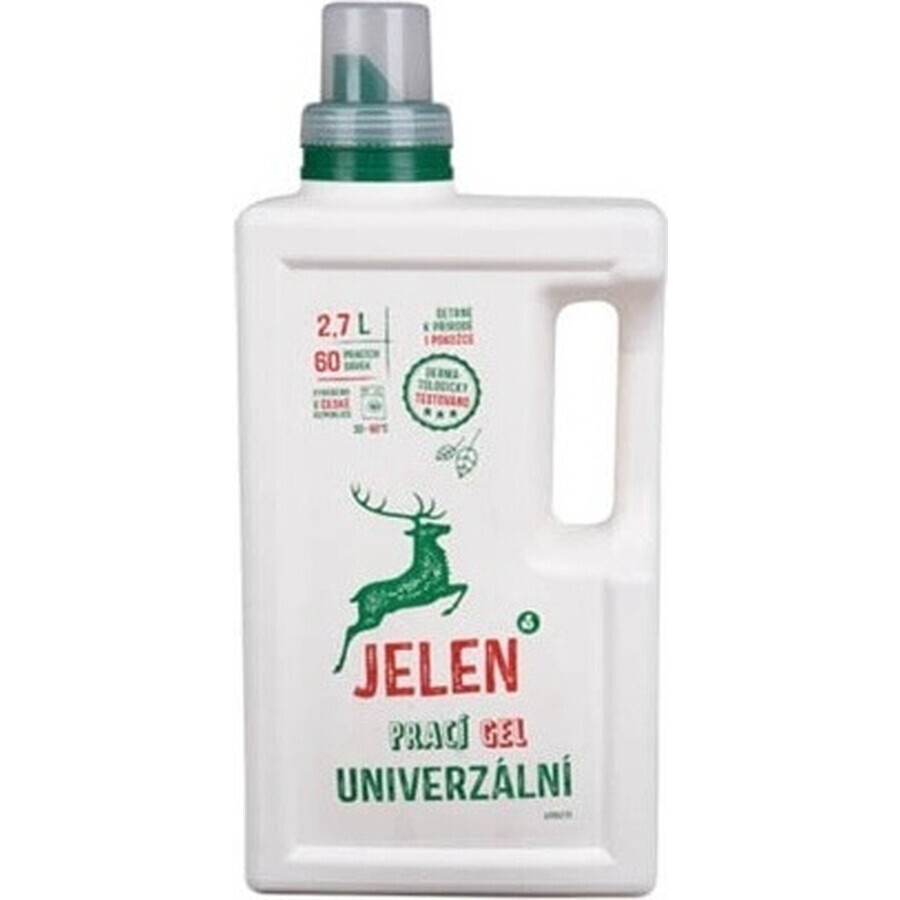 Gel Detergente Ciervo 2,7L Universal 60P 1×2,7L, Gel Detergente Universal