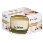 Bolsius Aromatic 2.0 Glazen Fles 80x50mm Vanille, geurkaars 1×1 st, geurkaars