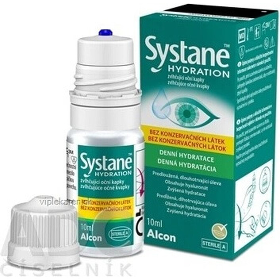 SYSTANE HYDRATION sans conservateur 1×10 ml, collyre hydratant