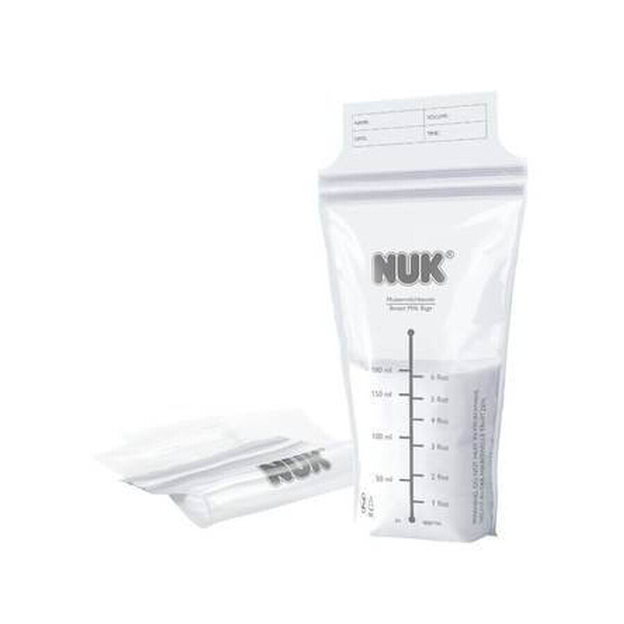 NUK breast milk bags 1×25 pcs, milk bags