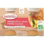 BABYBIO Apples, apricots, cereals (2x 130 g) 2×130 g