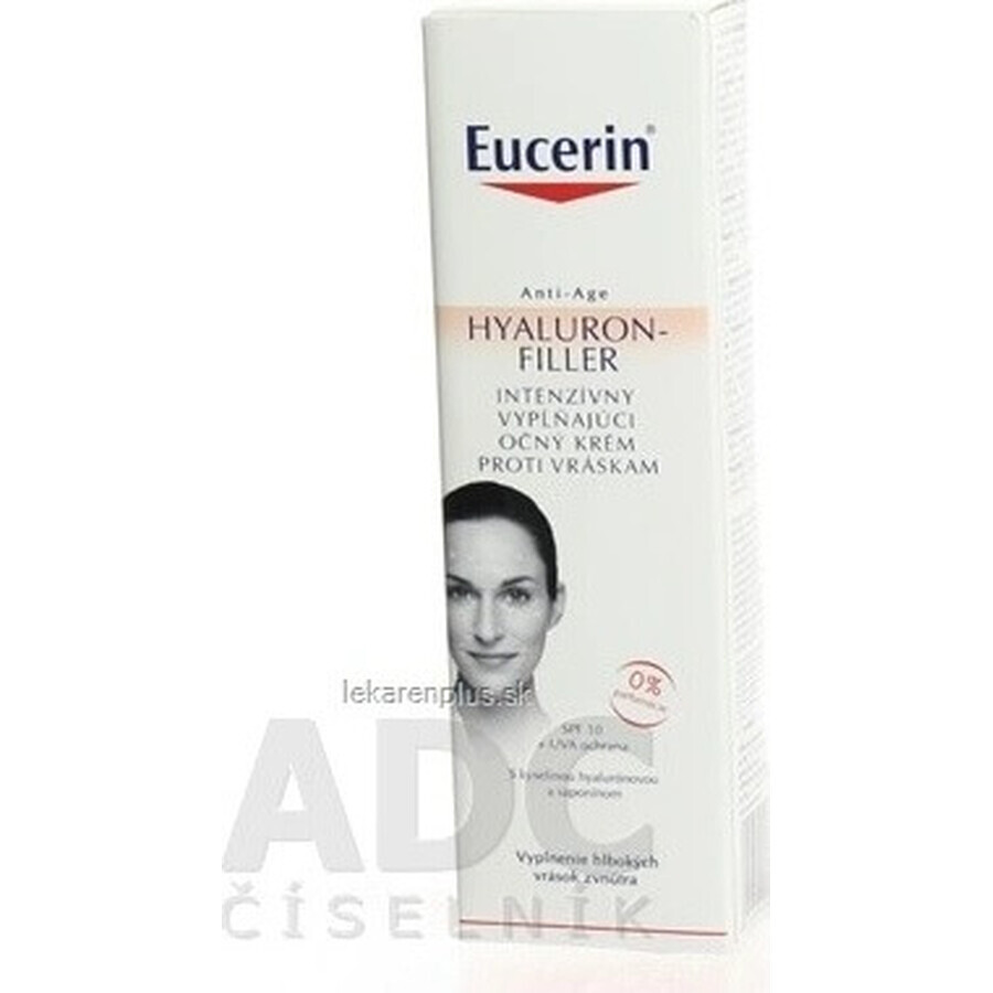 Eucerin HYALURON-FILLER crème anti-rides pour les yeux 1×15 ml, crème