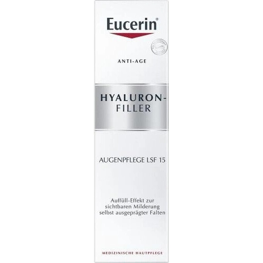 Eucerin HYALURON-FILLER crème anti-rides pour les yeux 1×15 ml, crème