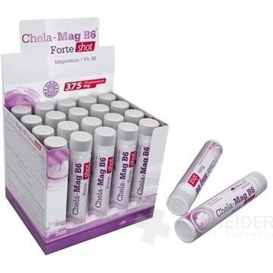 Chela-Mag B6 Forte Shot-Ampullen, Geschmacksrichtung Kirsche 20x25 ml