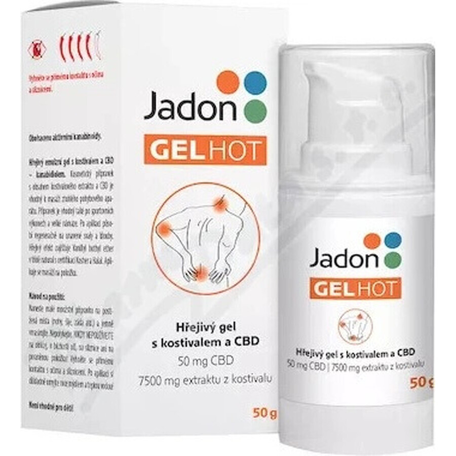 Jadon HOT GEL verwarmende gel met CBD 1x50 g