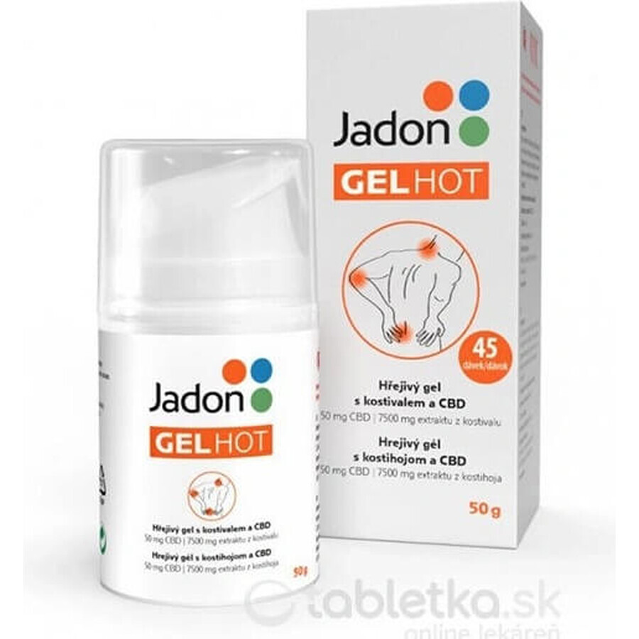 Jadon HOT GEL verwarmende gel met CBD 1x50 g