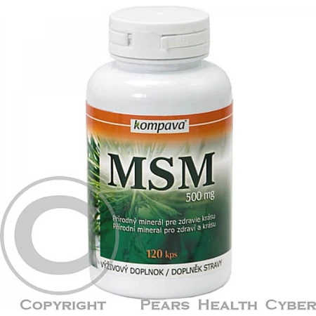 kompava MSM 500 mg 1×120 cps, food supplement
