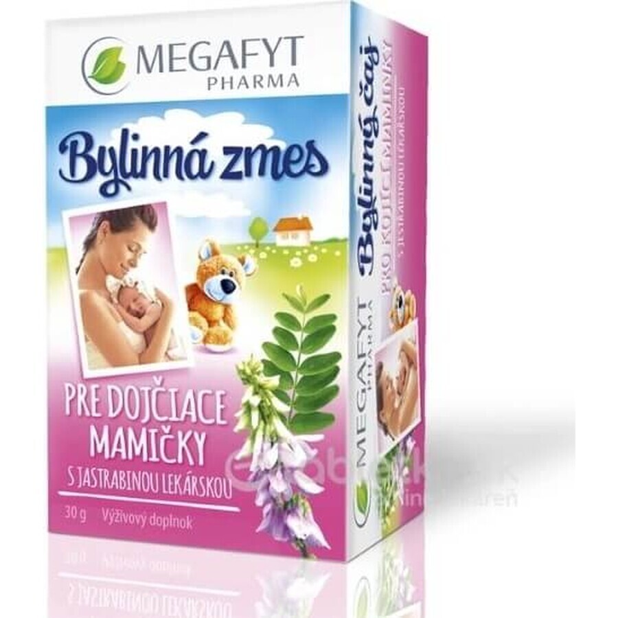 MEGAFYT Kruidenthee voor borstvoeding. 1×30 g (20×1,5 g), meidoornthee