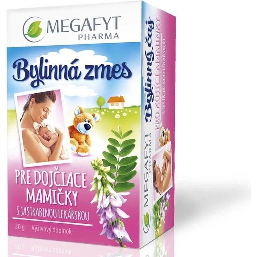 MEGAFYT Kruidenthee voor borstvoeding. 1×30 g (20×1,5 g), meidoornthee