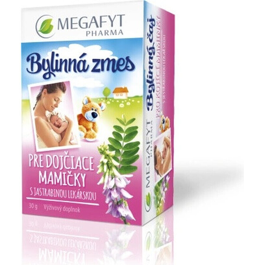 MEGAFYT Kruidenthee voor borstvoeding. 1×30 g (20×1,5 g), meidoornthee