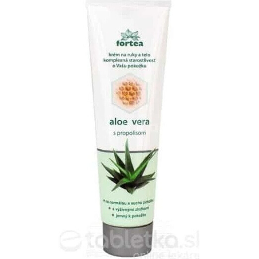 FORTEA aloë vera met propolis 1×100 g, hand- en lichaamscrème