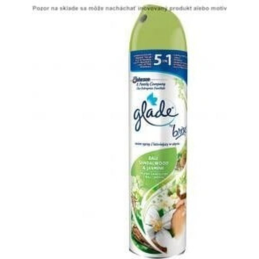 Glade Santal spray 1×300 ml, rafraîchisseur d'air