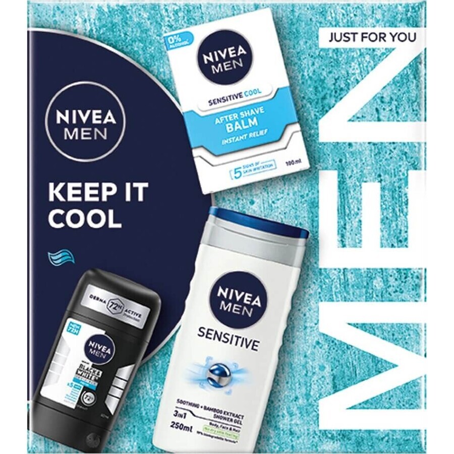 NIVEA MEN BOX BALM COOLING BALM 1×1 pc, paquet cadeau