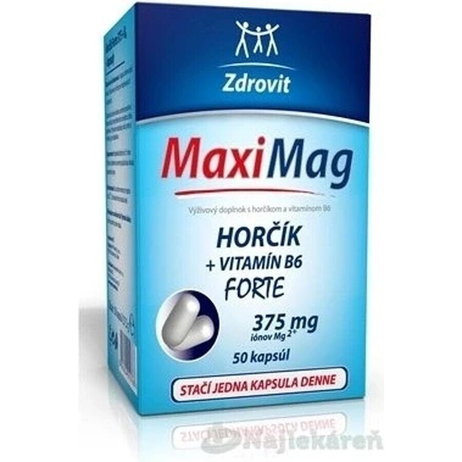 ZDROVIT MAXI MAG HORCIK+B6 FORTE 1×50 cps, integratore alimentare