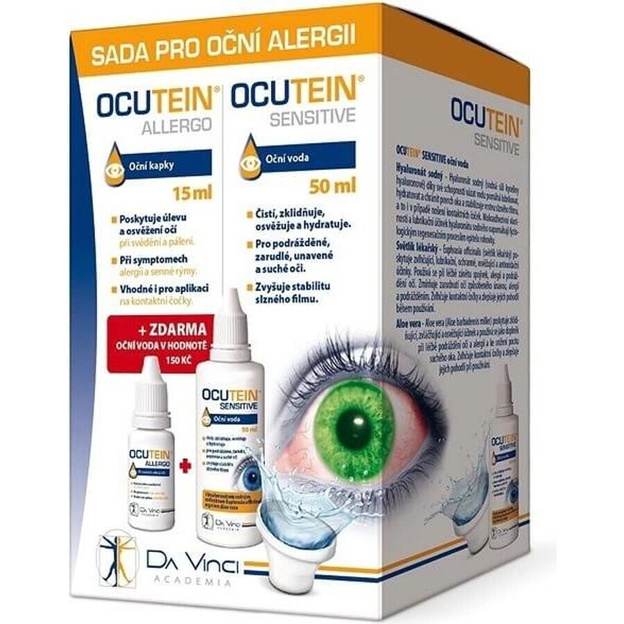 OCUTEIN ALLERGO collyre 15 ml + collyre 50 ml GRATUIT 1×15 + 50 ml kit allergie oculaire