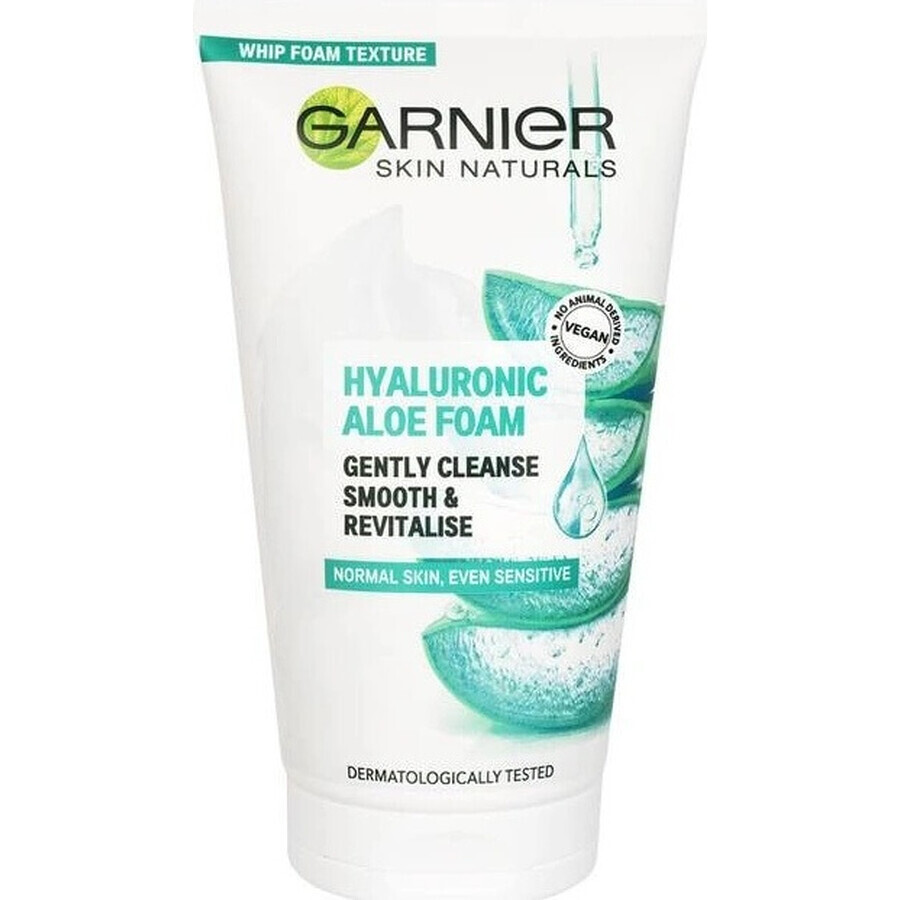 Garnier Hyaluronic Aloe Reinigingsschuim 1×150 ml, reinigingsschuim