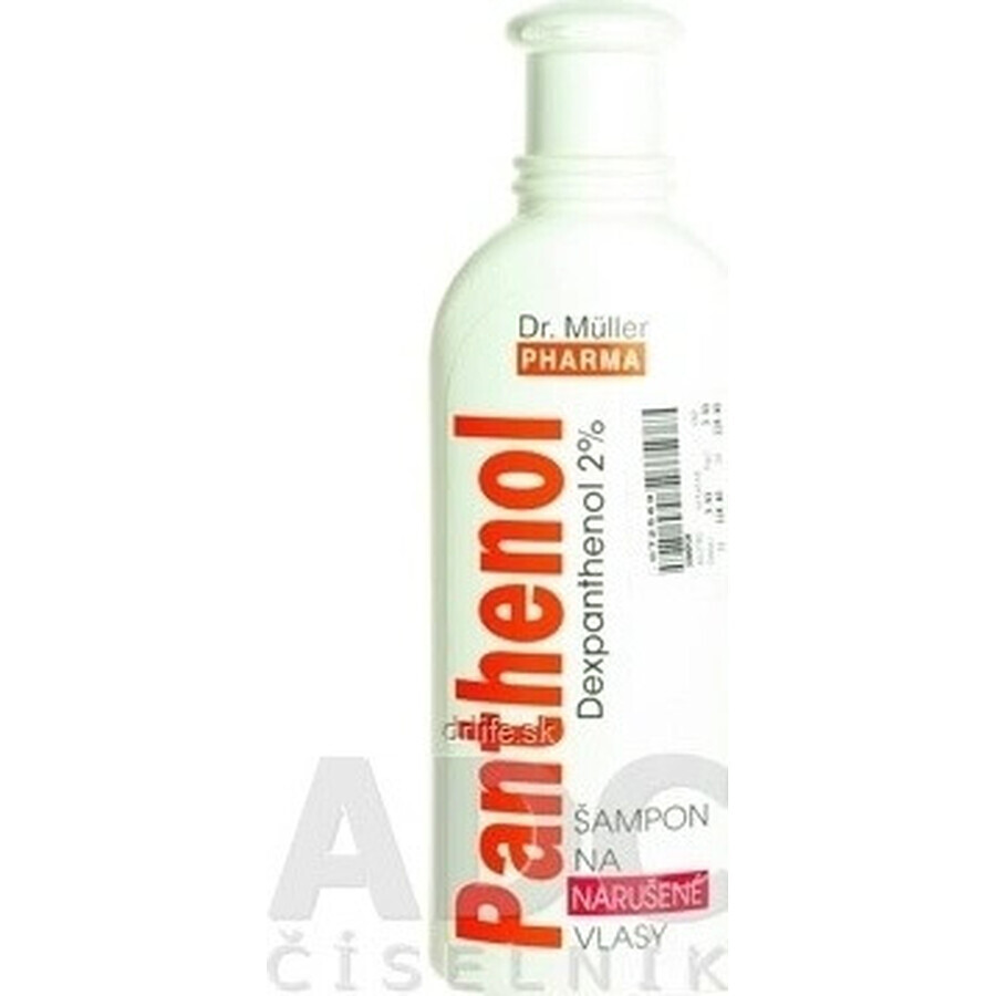 Dr. Müller PANTHENOL SHAMPOO FOR WRINKLE HAIR 1×250 ml, shampoo