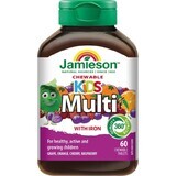 JAMIESON MULTI KIDS MULTIVITAMINE MET VITAMINE C 1×60 tbl, voor kinderen