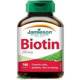 JAMIESON BIOTIN 250 µg 1×100 tbl, biotine