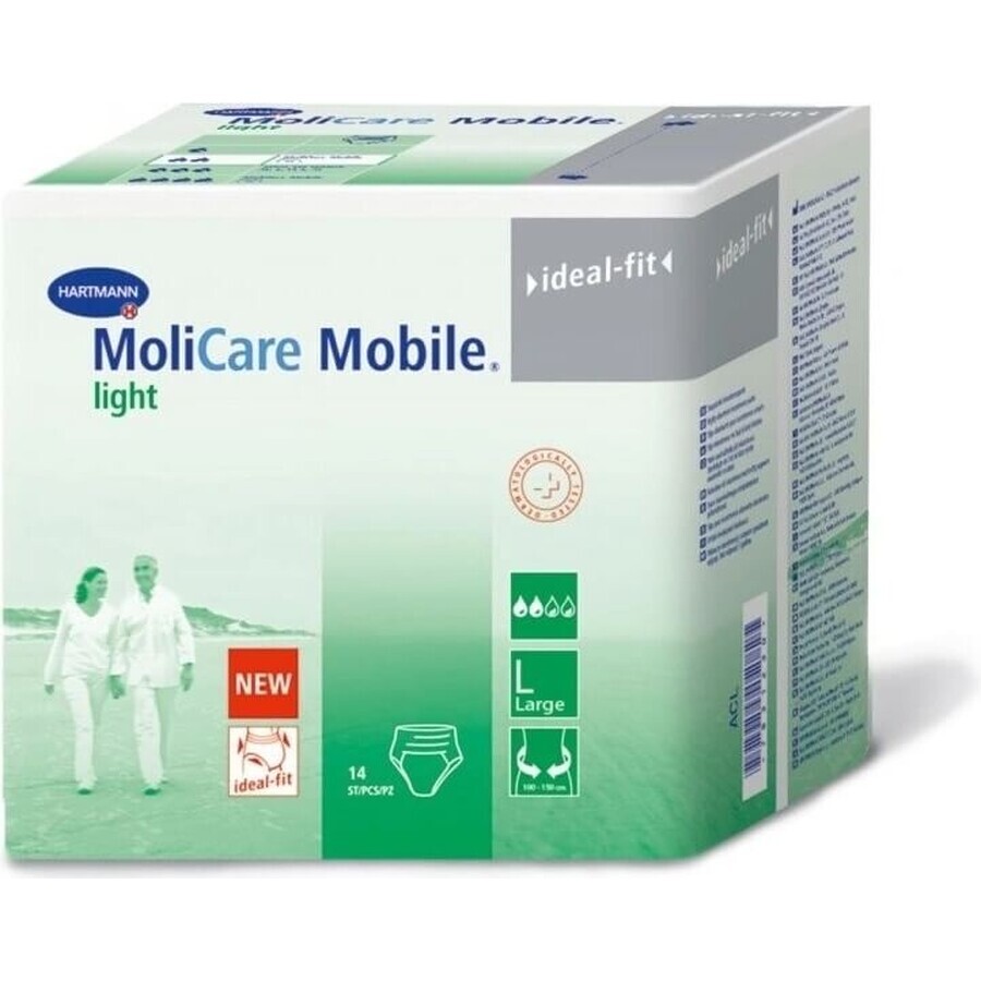 MoliCare MOBILE Light L (Large) 1×14 stuks, babyluiers