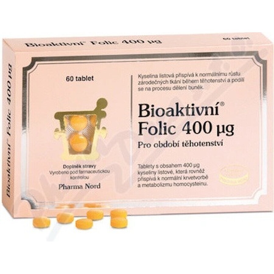 PHARMA NORD BIO-FOLIC 1×60 tbl, voedingssupplement