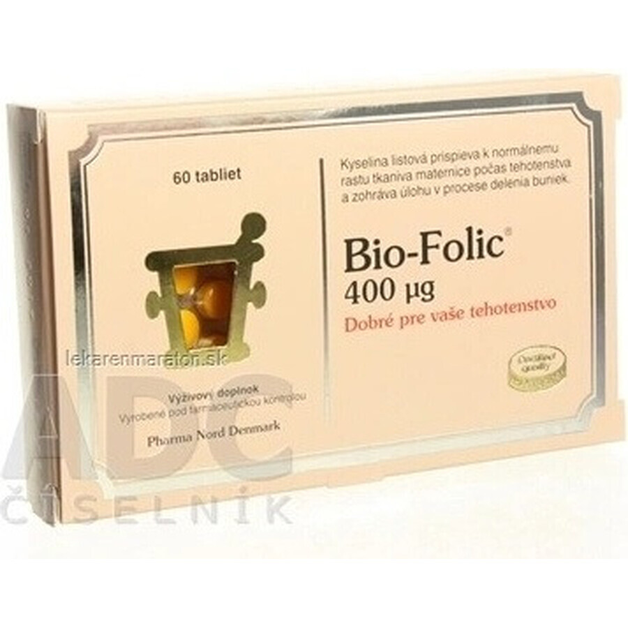 PHARMA NORD BIO-FOLIC 1×60 tbl, voedingssupplement