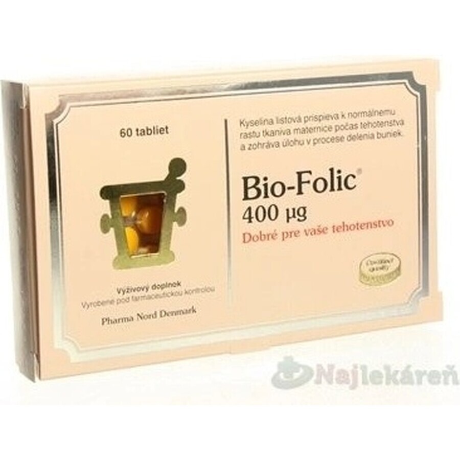 PHARMA NORD BIO-FOLIC 1×60 tbl, voedingssupplement