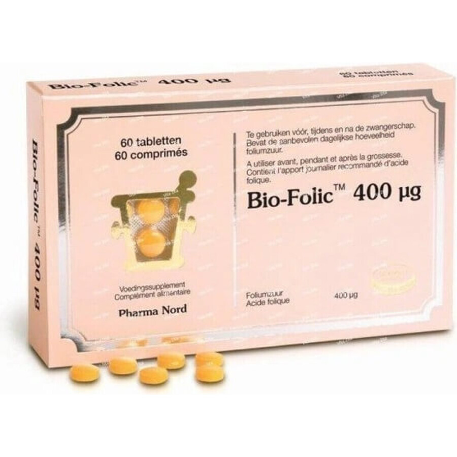 PHARMA NORD BIO-FOLIC 1×60 tbl, voedingssupplement