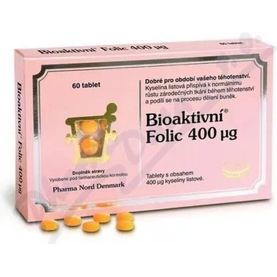 PHARMA NORD BIO-FOLIC 1×60 tbl, voedingssupplement