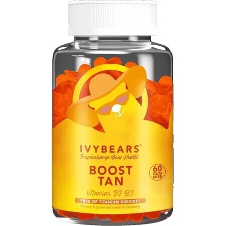 IvyBears Boost Bruiningsvitaminen 1×60 stuks, voedingssupplement