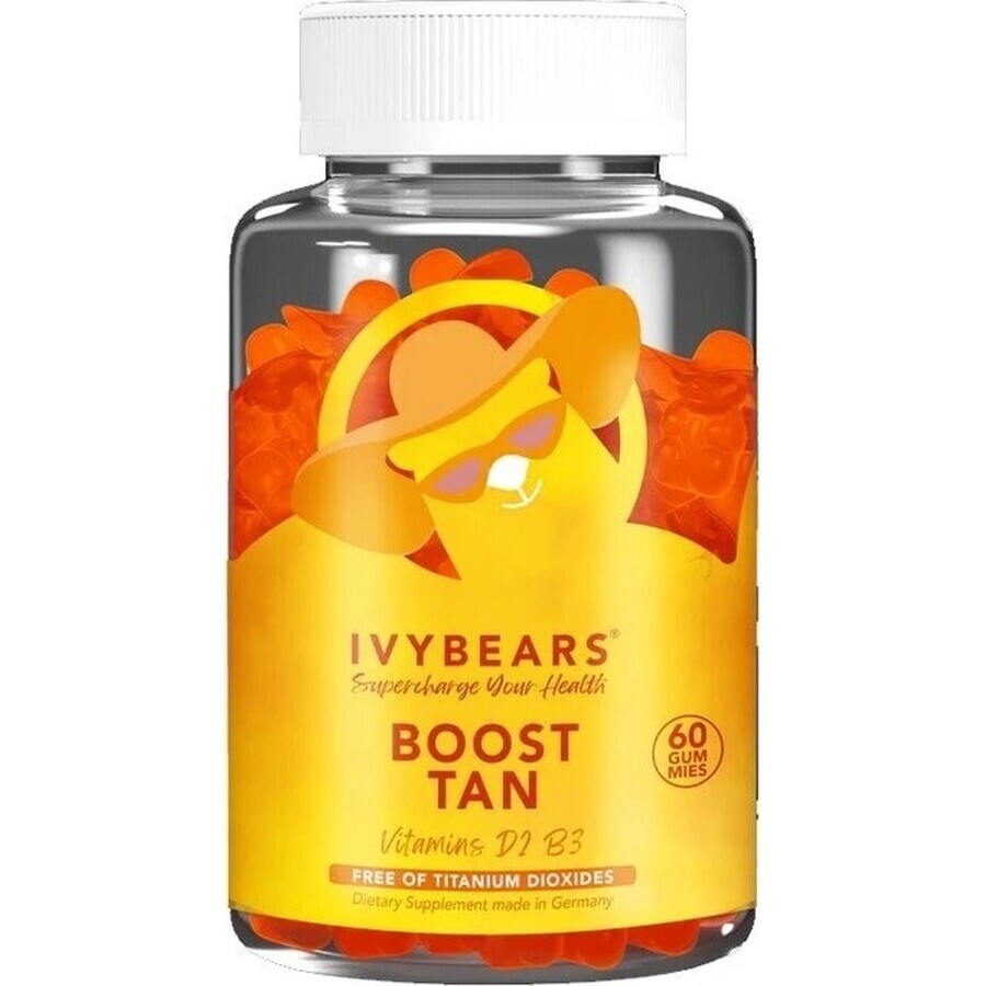 IvyBears Boost Bruiningsvitaminen 1×60 stuks, voedingssupplement