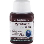 MedPharma PYRIDOXIN 20 mg (Vitamin B6) 1×37 tbl, 30+7 frei