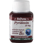 MedPharma PYRIDOXIN 20 mg (Vitamin B6) 1×37 tbl, 30+7 frei