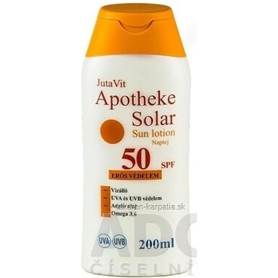 JutaVit Apotheke Loción solar 50 SPF 1x200 ml