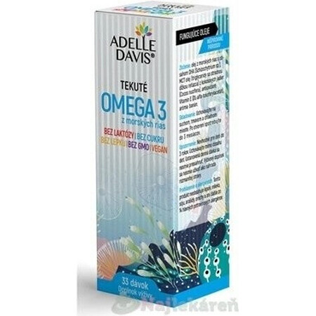 Adelle Davis OMEGA 3 uit zeewier 50 ml 1×50 ml, voedingssupplement