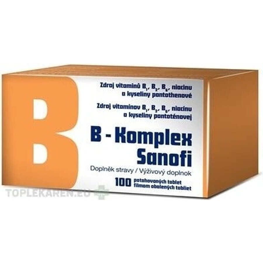 B-Komplex Zentiva 30 tbl 1×30 tbl, vitamina B