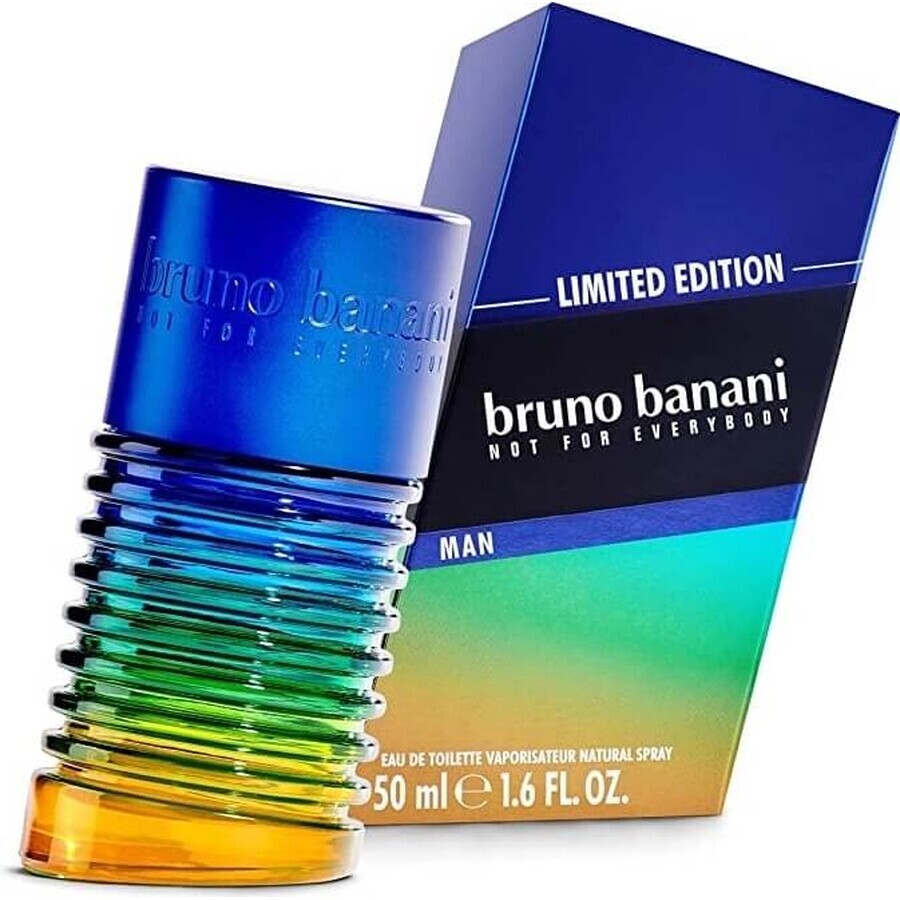 Bruno Banani Limited Edition Man Edt 50ml 1×50 ml, Eau de toilette