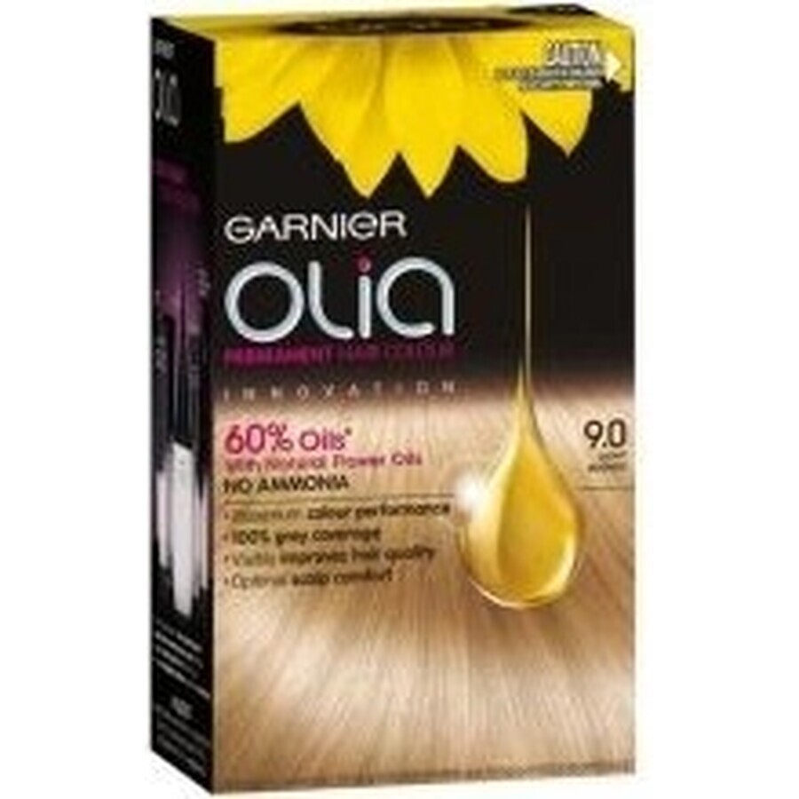 Garnier Olia permanente haarkleuring 9.11 zilver metallic 1×1 set, permanente haarkleuring