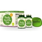 GreenFood Nutrition BEAUTY HAIR&SKIN Forte+Pillbox 1×1set