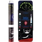 VITAMMY SMILE sonic toothbrush for children, black cat, from 3 years 1×1 pc, with a picture of a black cat