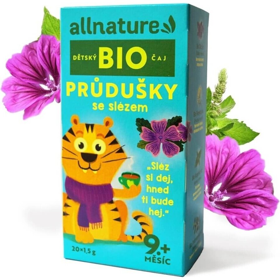 Allnature Biologische Kinderthee Sinussen met Tranen 20×1,5 g, thee voor kinderen