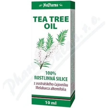 MedPharma TEA TREE OIL 1×10 ml, olio essenziale di Tea Tree 100% australiano