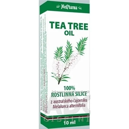 MedPharma TEA TREE OIL 1×10 ml, olio essenziale di Tea Tree 100% australiano