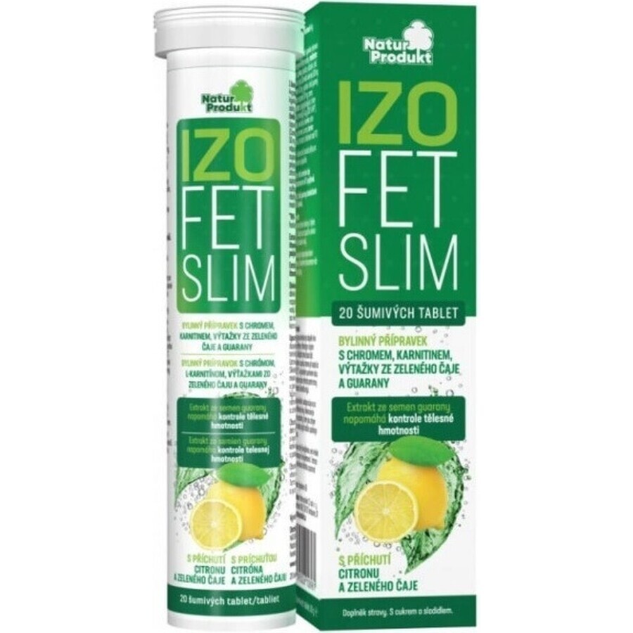 Naturprodukt Izofet Slim 1×20 tbl, food supplement