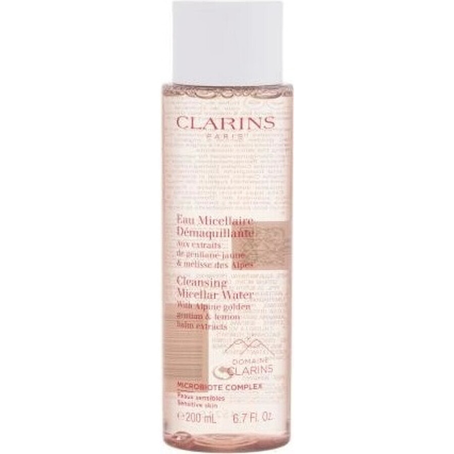 Clarins Apă micelară pentru piele sensibilă 1×200 ml, apă micelară