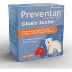 Neuraxpharm Preventan Clasic Junior, strawberry flavor, 90 tbl 1×90 tbl, food supplement